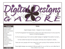 Tablet Screenshot of digitaldesignsgalore.com